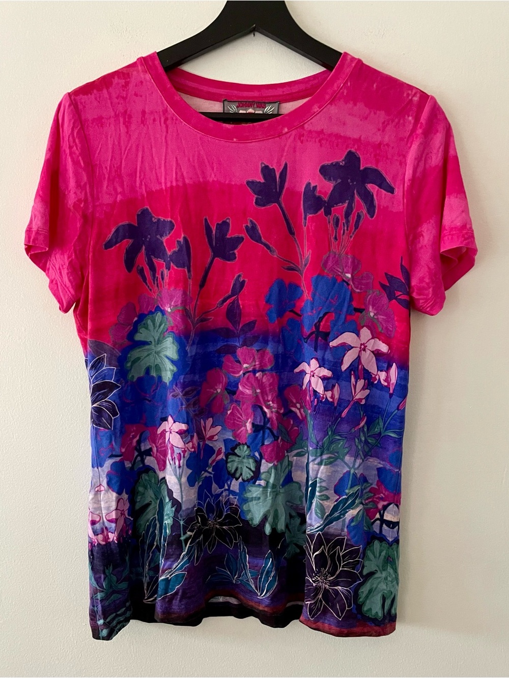 Johnny Was The Janie Favorite Fitted Short Sleeve Tee Size M